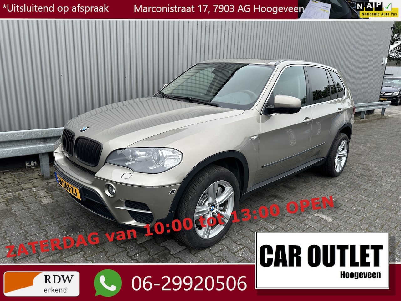 BMW X5 - xDrive50i High Executive Vol! Leer, 360'Cam, HUD, Clima, CC, Navi, Pano, nw. APK – Inruil - AutoWereld.nl