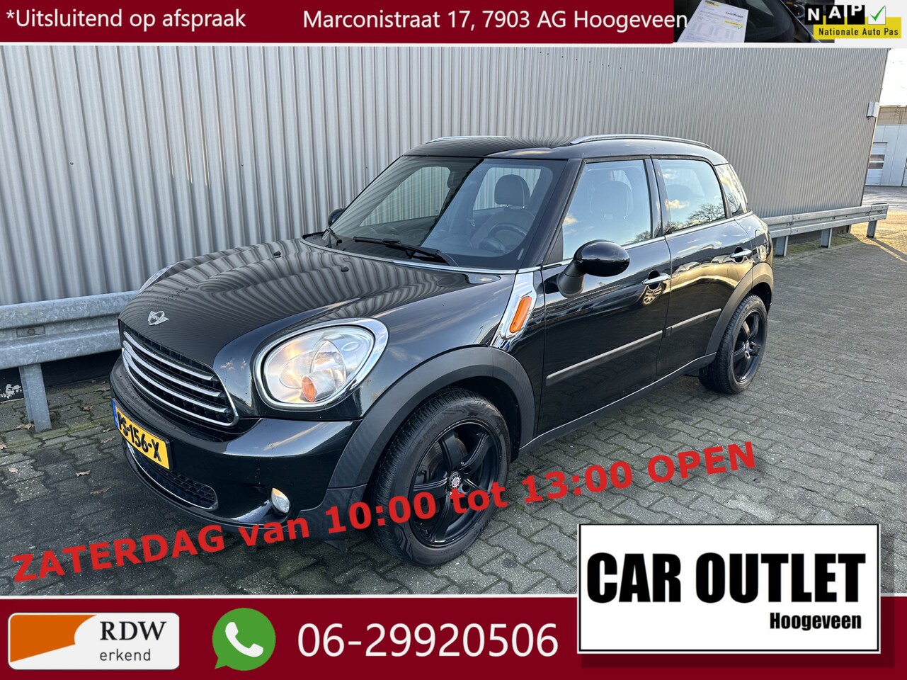 MINI Countryman - Mini 1.6 Cooper Chili Leer Clima 159Dkm --Inruil Mogelijk-- - AutoWereld.nl