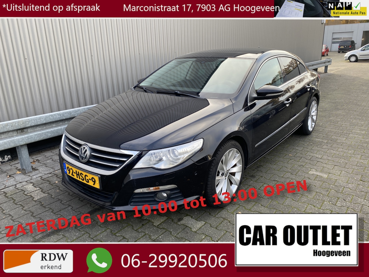 Volkswagen Passat CC - 1.8 TSI 4p. DSG, Clima, Leer, Stoelvw, Schuif/Kantel, CC, LM, nw. APK – Inruil Mogelijk – - AutoWereld.nl