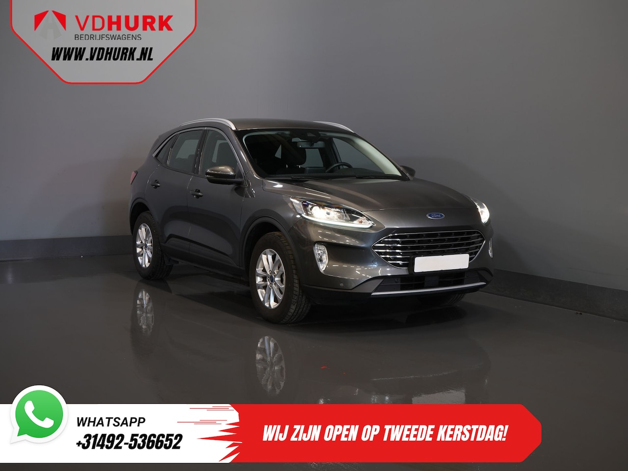 Ford Kuga - 2.5 PHEV 225 pk Titanium Navi/ Carplay/ Stoelverw./ Stuurverw./ Camera/ PDC/ Climate - AutoWereld.nl