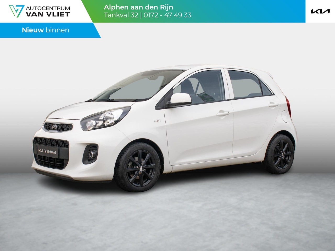 Kia Picanto - 1.0 CVVT EconomyPlusLine | Navigatie | Airco | Achteruitrijcamera | Bleutooth - AutoWereld.nl