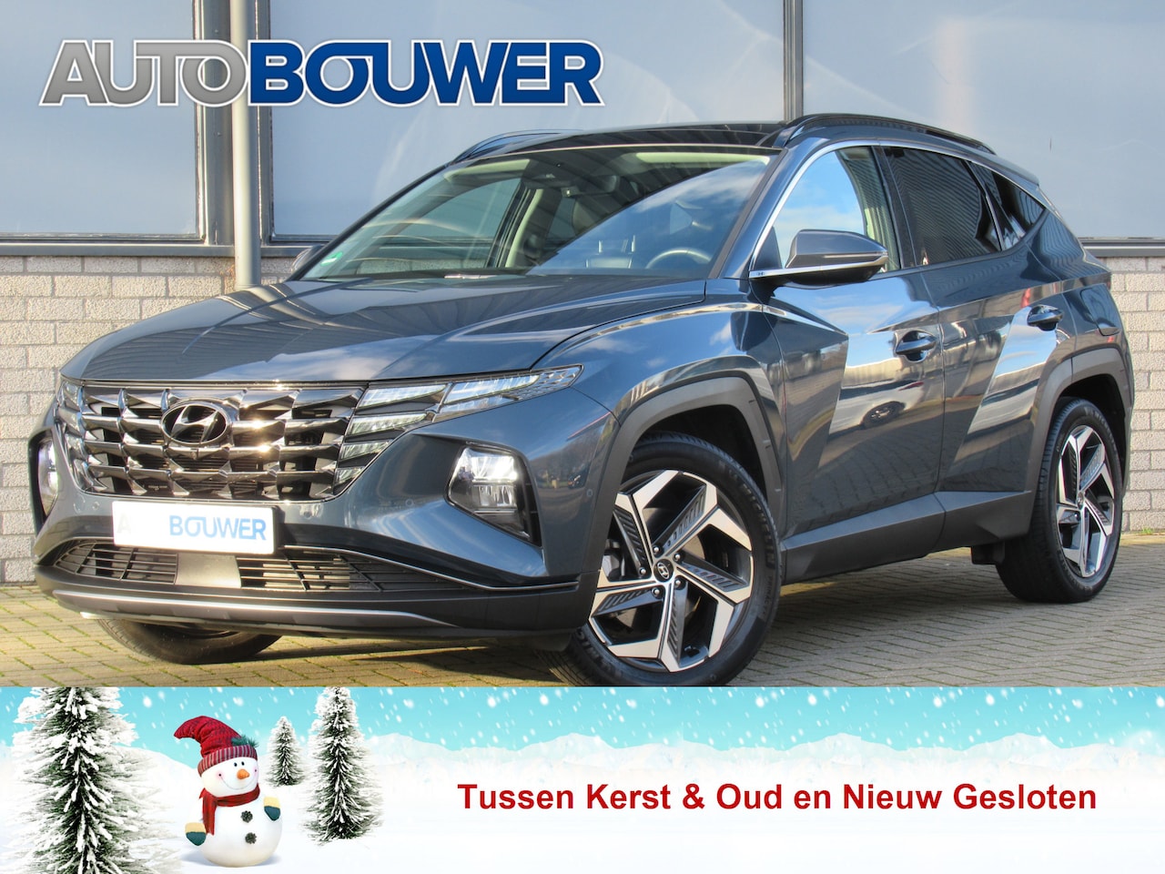 Hyundai Tucson - 1.6 T-GDI 230 PK HEV Premium Sky 2e eigen | full option!! | leder | tr.haak | panoramadak - AutoWereld.nl