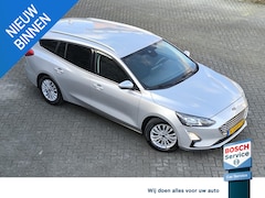 Ford Focus Wagon - 1.0 EcoBoost Hybrid Titanium X Business electr A klep, dab, carplay, camera, climate + cru