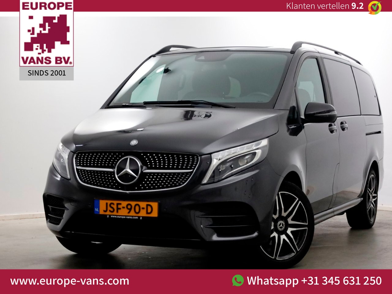 Mercedes-Benz V-klasse - 300d 4-MATIC Lang Edition AMG Personenbus INCL. BTW/BPM 09-2021 - AutoWereld.nl