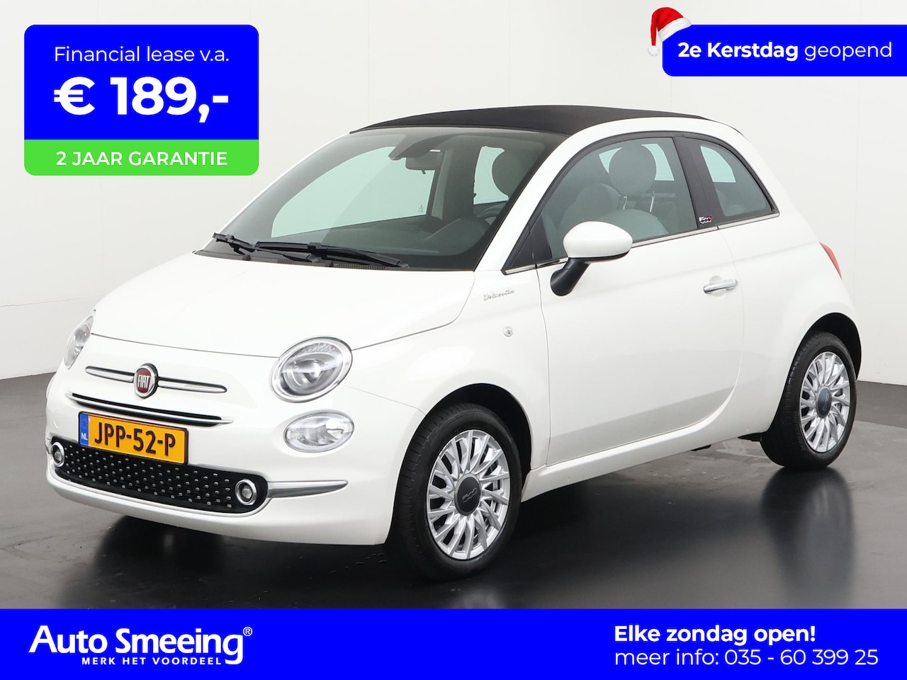 Fiat 500 C - 1.0 Hybrid Dolcevita | Apple/Android Carplay | Lichtmetalen Velgen | Zondag Open! - AutoWereld.nl