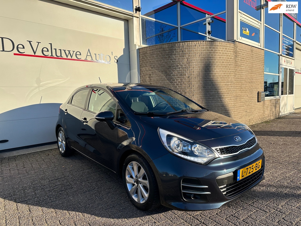 Kia Rio - 1.2 CVVT DynamicLine|Navi|Airco|Cruise|Camera| - AutoWereld.nl