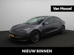 Tesla Model 3 - Performance AWD 75 kWh | Leder | Led Verlichting | Camera | Elektrische Stoelen | Navigati