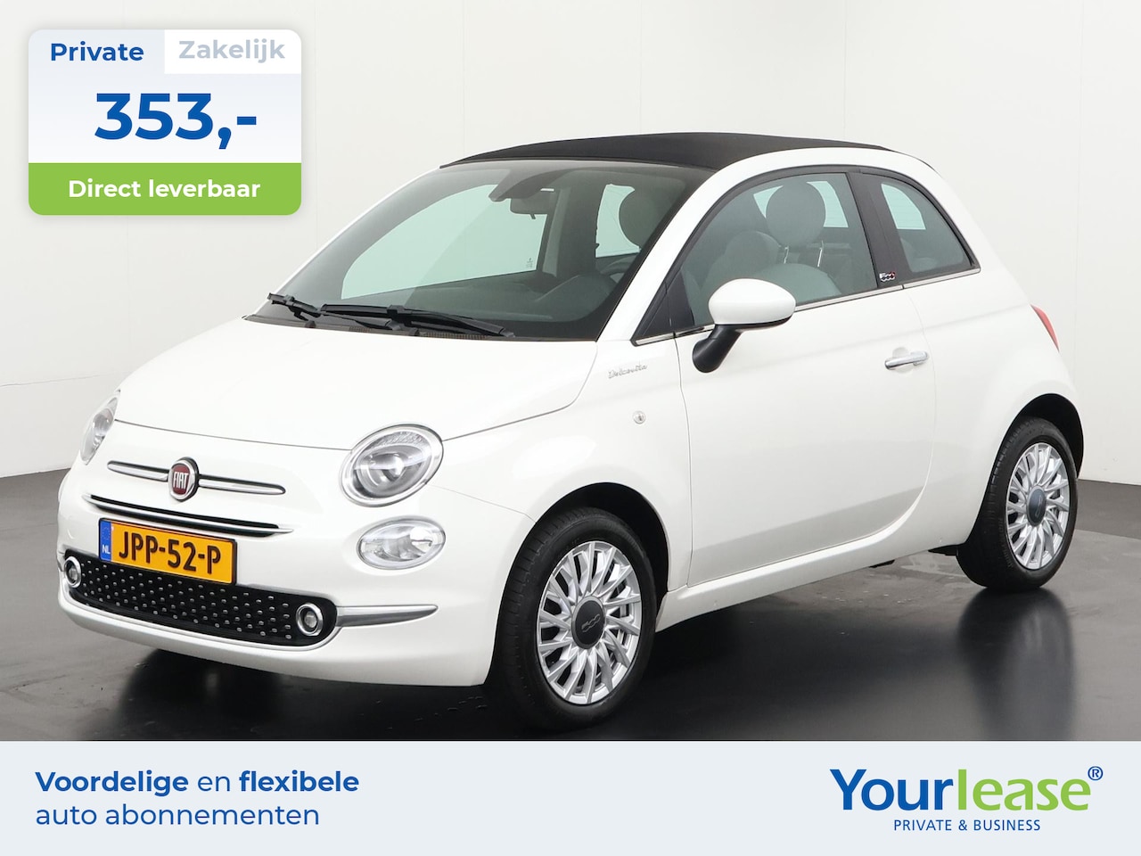 Fiat 500 C - 1.0 Hybrid Dolcevita | All-in 353,- Private Lease | Direct uit voorraad - AutoWereld.nl