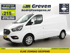 Ford Transit Custom - 300 2.0 TDCI 170PK L2H1 | Aut. | Airco | Cruise | 3-Zits | Trekh. | Camera | Carplay | Sto