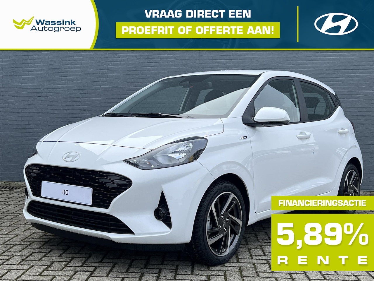 Hyundai i10 - DEMO DEAL | 1.0i 67pk Limited Edition N-Style | Lederen N-Style bekleding | 16 inch lichtm - AutoWereld.nl