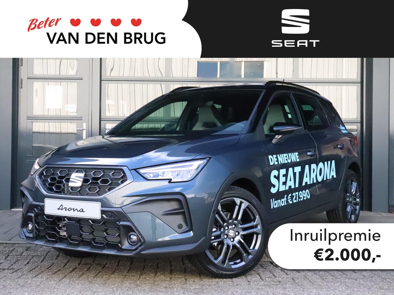 SEAT Arona - 1.0 EcoTSI FR Business Connect | Nieuw model! | Garantie tot 8 jaar | - AutoWereld.nl