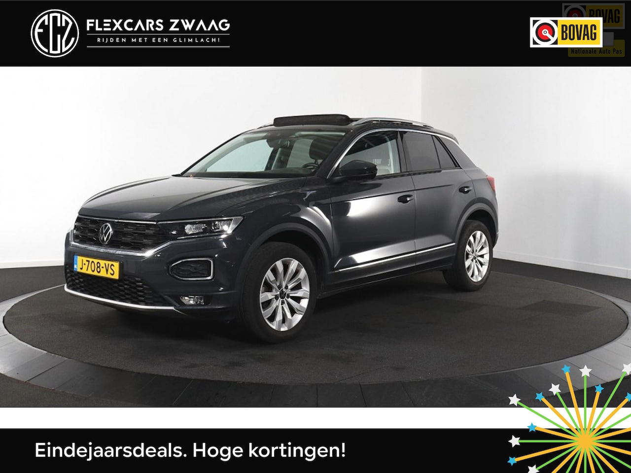 Volkswagen T-Roc - 1.5 TSI Sport - Automaat - Pano/Schuifdak - Navi - Climate - Org.NL - AutoWereld.nl