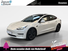 Tesla Model 3 - Standard RWD Plus 60 kWh € 19200, - EX BTW | 89% SOH | 12 Maanden BOVAG | Leder interieur