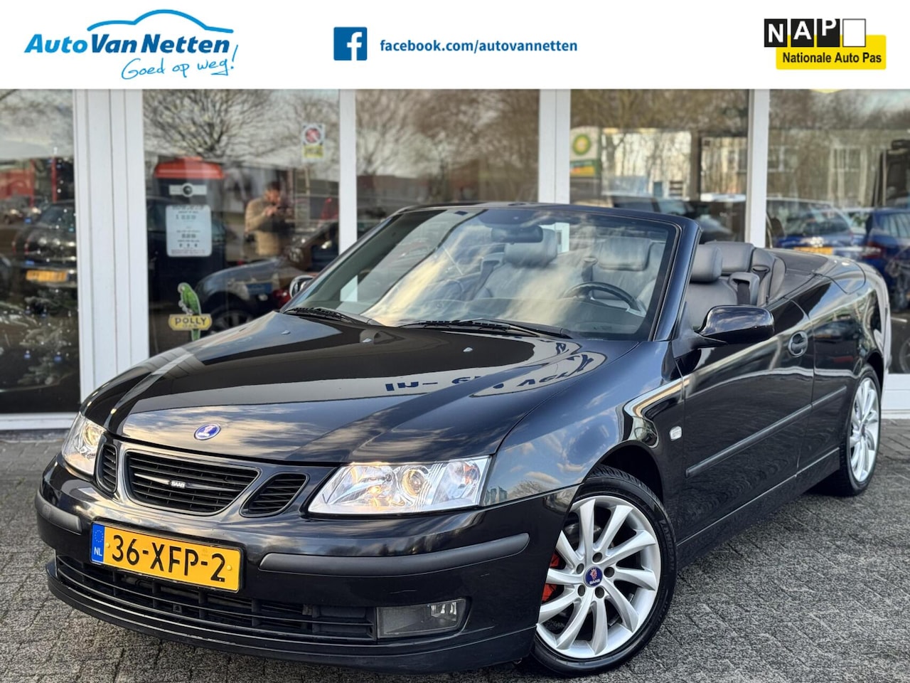 Saab 9-3 Cabrio - 1.8t Vector 1.8T 150pk Vector,Leder,Xenon,Clima,Lmv, - AutoWereld.nl