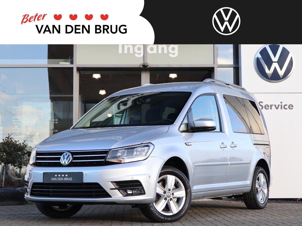 Volkswagen Caddy - 1.4 TSI 125 pk DSG Comfortline | Trekhaak | Navigatie | Cruise Control | Camera | App conn - AutoWereld.nl