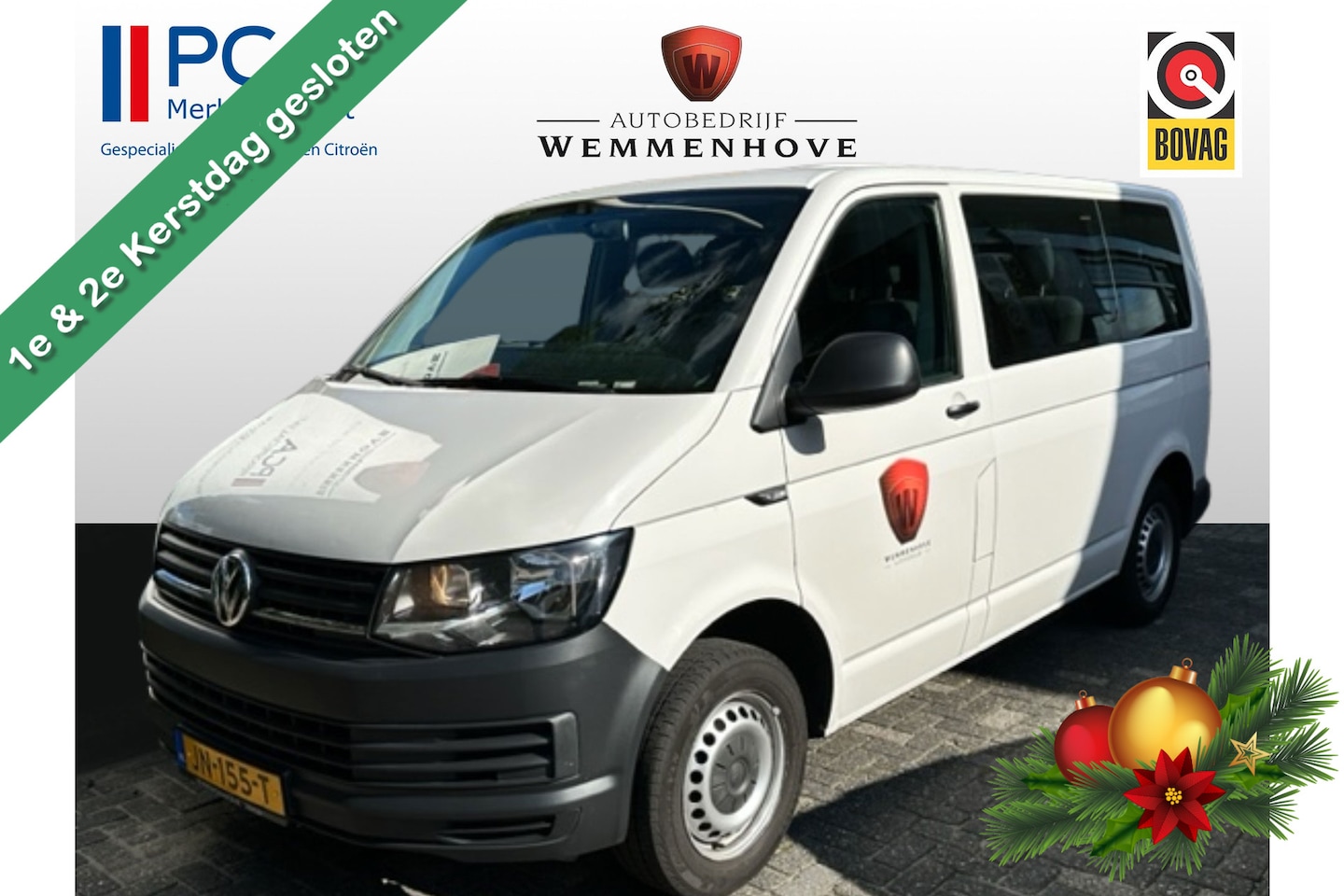 Volkswagen Transporter Kombi - 9-Persoons EXCL. BTW 2.0 TDI L1H1 Trendline Nieuw type/Airco/9-Persoons/CD - AutoWereld.nl