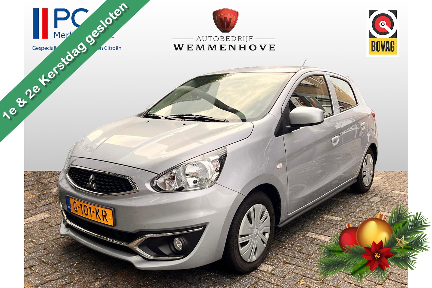 Mitsubishi Space Star - 1.0 Cool+ Airco/Bleu tooth - AutoWereld.nl