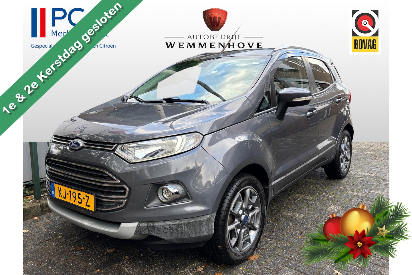 Ford EcoSport - 1.0 EcoBoost Titanium Alu wielen/Airco-Ecc/Dakrail - AutoWereld.nl