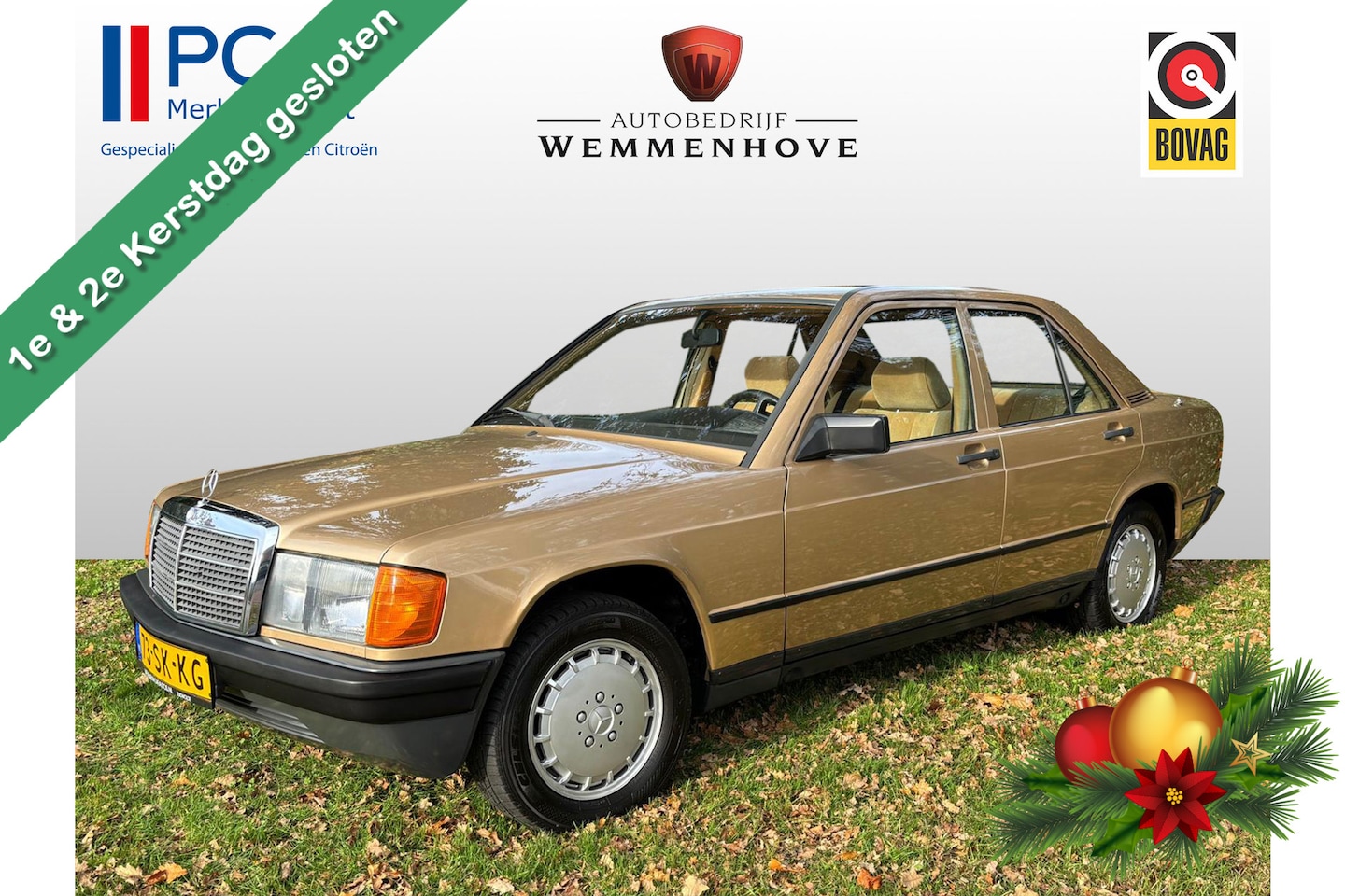 Mercedes-Benz 190-serie - 2.0 E Fase1 ABS/Airco/Schuifkanteldak/Airbag/Alu wieln/Trekhaak - AutoWereld.nl