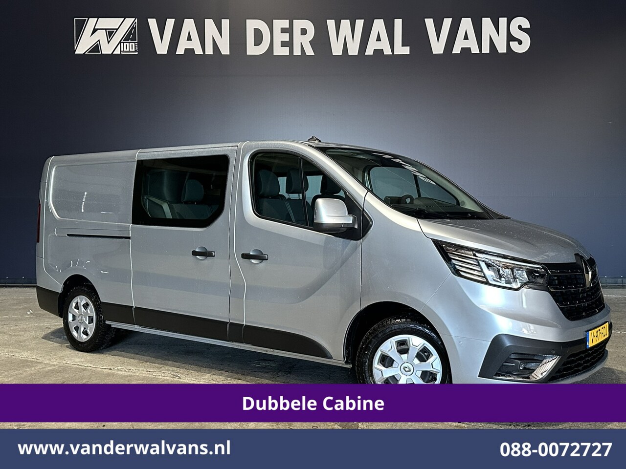 Renault Trafic - 2.0 BluedCi 131pk L2H1 Dubbele Cabine Fabrieksgarantie Euro6 Airco | 6-Zits | Navigatie | - AutoWereld.nl