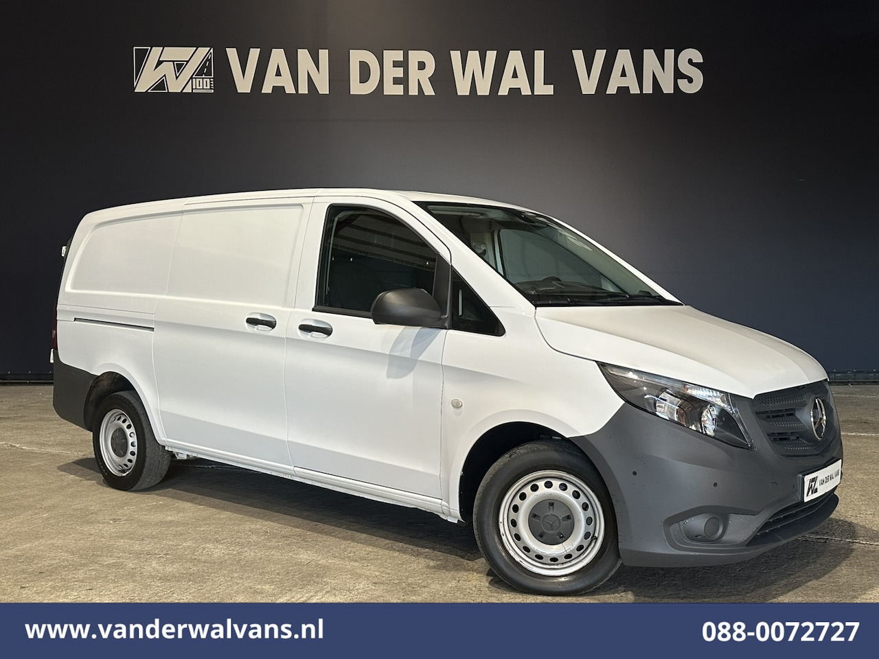 Mercedes-Benz Vito - 111 CDI 115pk L2H1 Euro6 Airco | Parkeersensoren bleutooth telefoonvoorbereiding - AutoWereld.nl