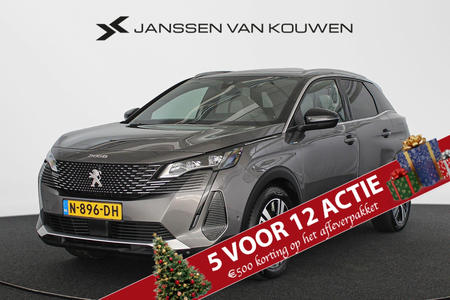 Peugeot 3008 - 1.6 HYbrid 225 GT Panoramadak Adaptieve cruise control Stoelverwarming - AutoWereld.nl