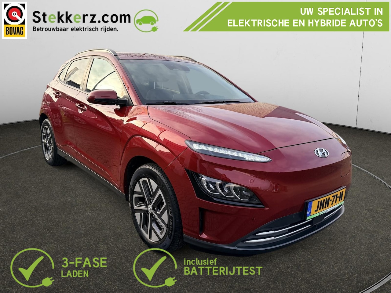 Hyundai Kona Electric - EV Comfort 64 kWh SOH 97%, Camera - AutoWereld.nl
