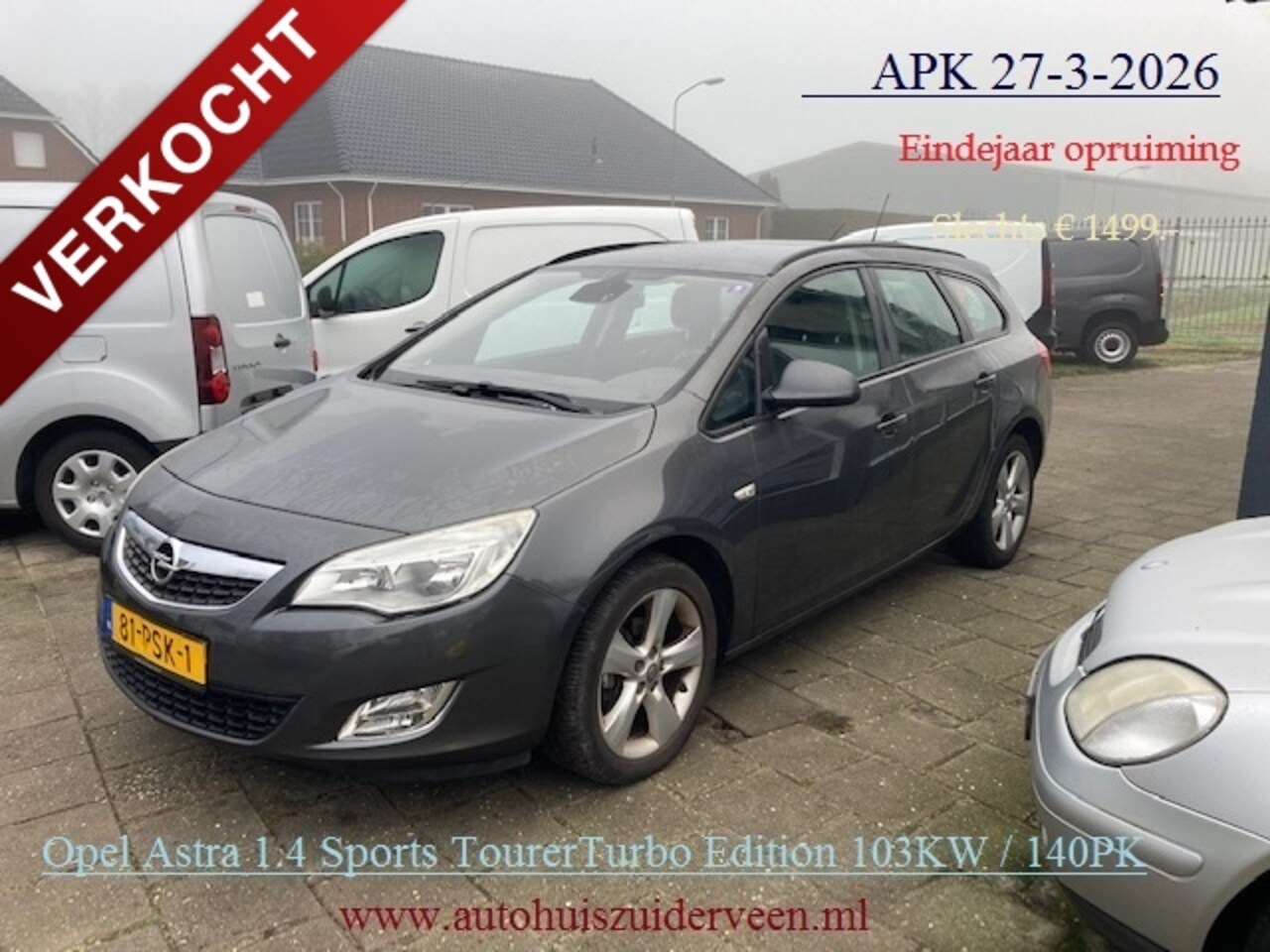 Opel Astra Sports Tourer - 1.4 Sports TourerTurbo Edition 103KW / 140PK - AutoWereld.nl