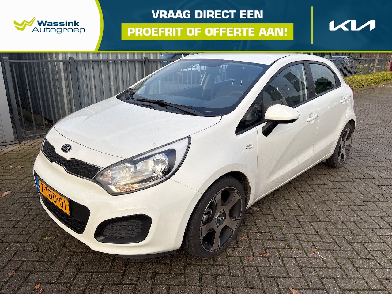 Kia Rio - 1.2 CVVT 85pk Comfort Pack | Unieke km stand | Airco | Lichtmetaal - AutoWereld.nl