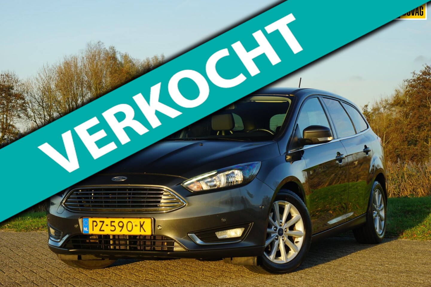 Ford Focus Wagon - 1.0 Titanium - Magnetic Grey - Nav/Clima/Cruise/LMV - Keurig - AutoWereld.nl