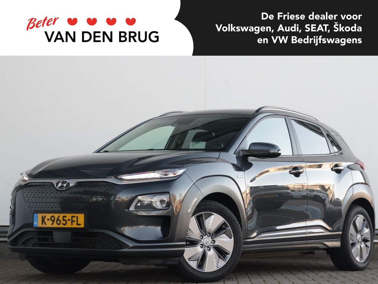 Hyundai Kona Electric - EV Premium 64 kWh | Camera | Head-up | NL-auto 1e eigenaar | Leder | Stoelverwarming & -ve - AutoWereld.nl