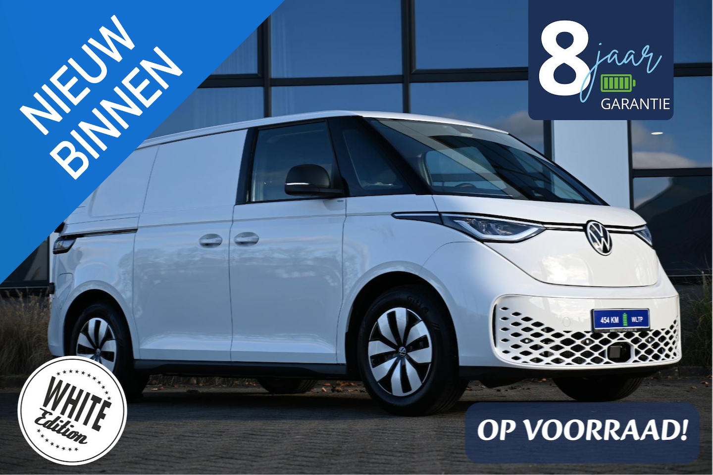 Volkswagen ID. Buzz Cargo - 79 kWh 286 PK | Deuren | Cam | LED | Cruise | CarPlay | € 475 P.M. - AutoWereld.nl