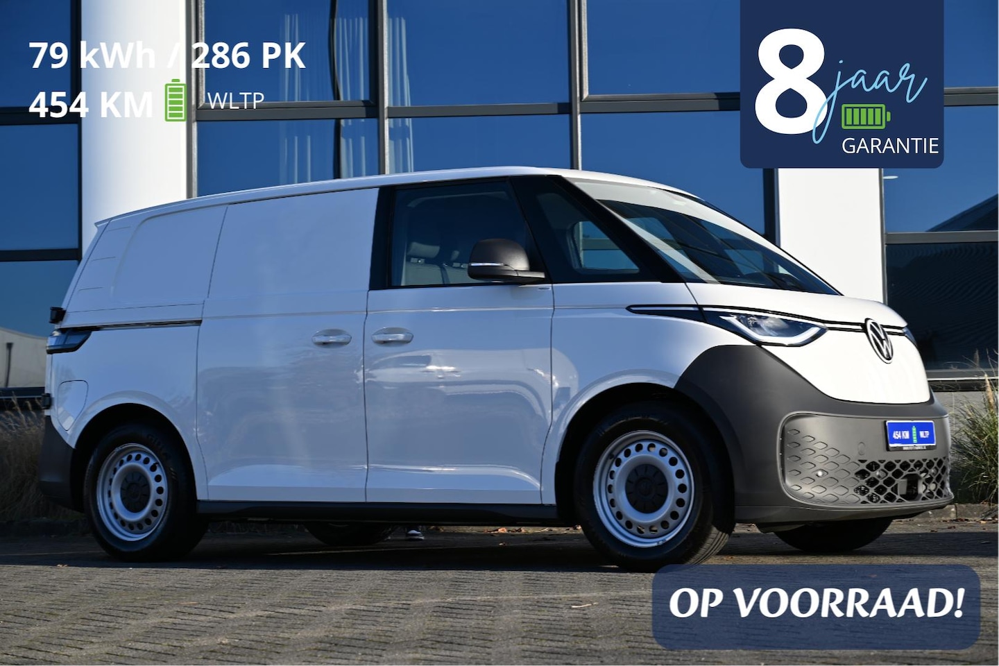 Volkswagen ID. Buzz Cargo - 79 kWh 286 PK | Deuren | Cam | LED | Cruise | CarPlay | € 475 P.M. - AutoWereld.nl