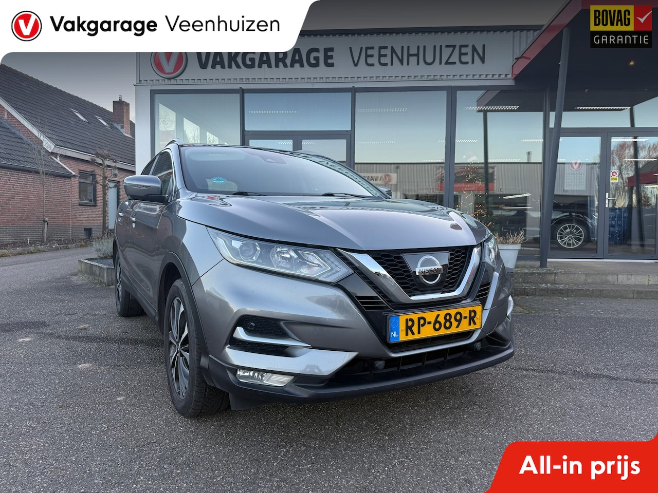 Nissan Qashqai - 1.2 N-Connecta|Rijklaar prijs|Pano dak|360 Camera|Trekhaak| - AutoWereld.nl