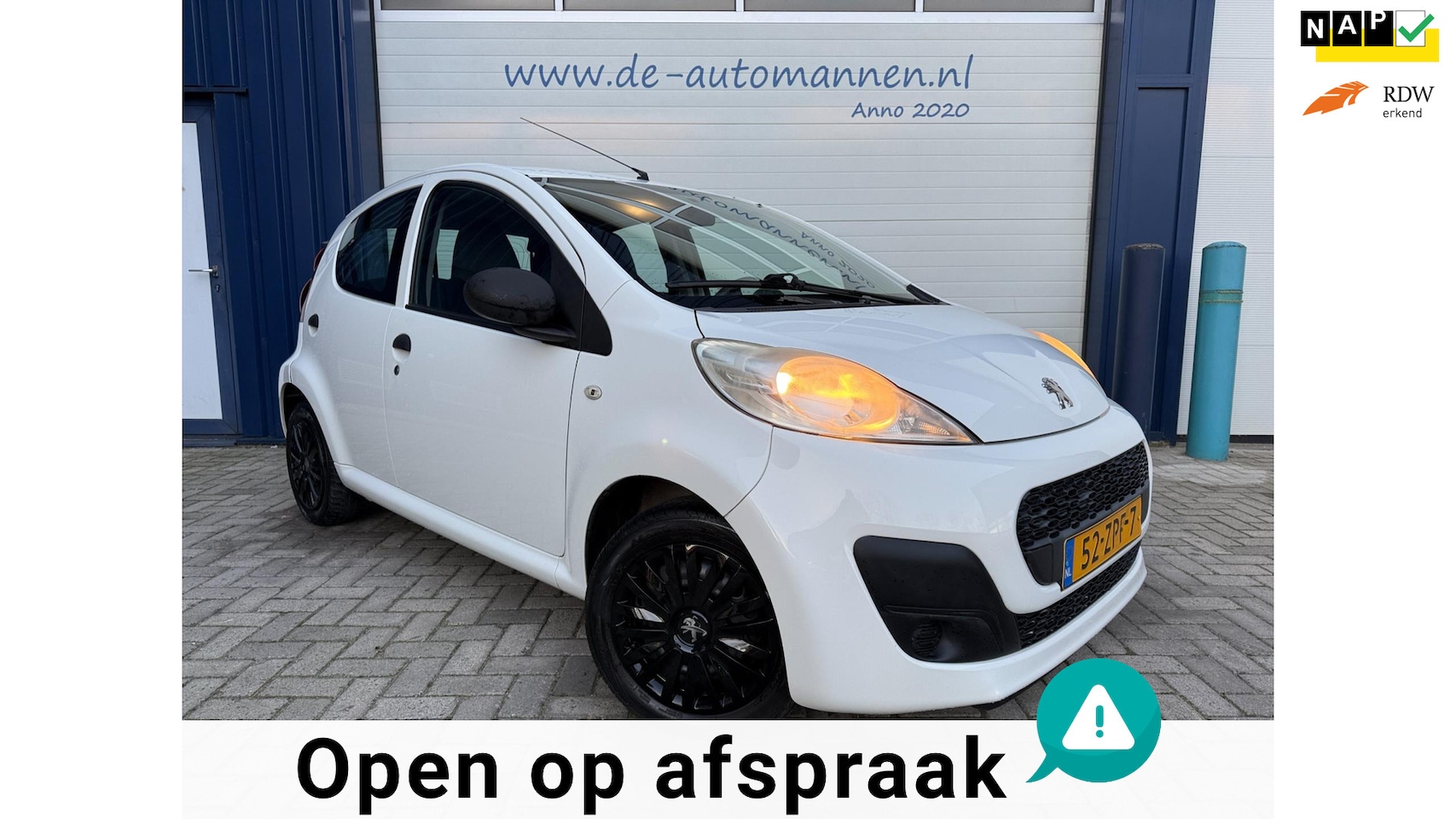 Peugeot 107 - 1.0 Accent 5-deurs / AIRCO / AUDIO CD / NIEUWE APK VOOR AFL - AutoWereld.nl
