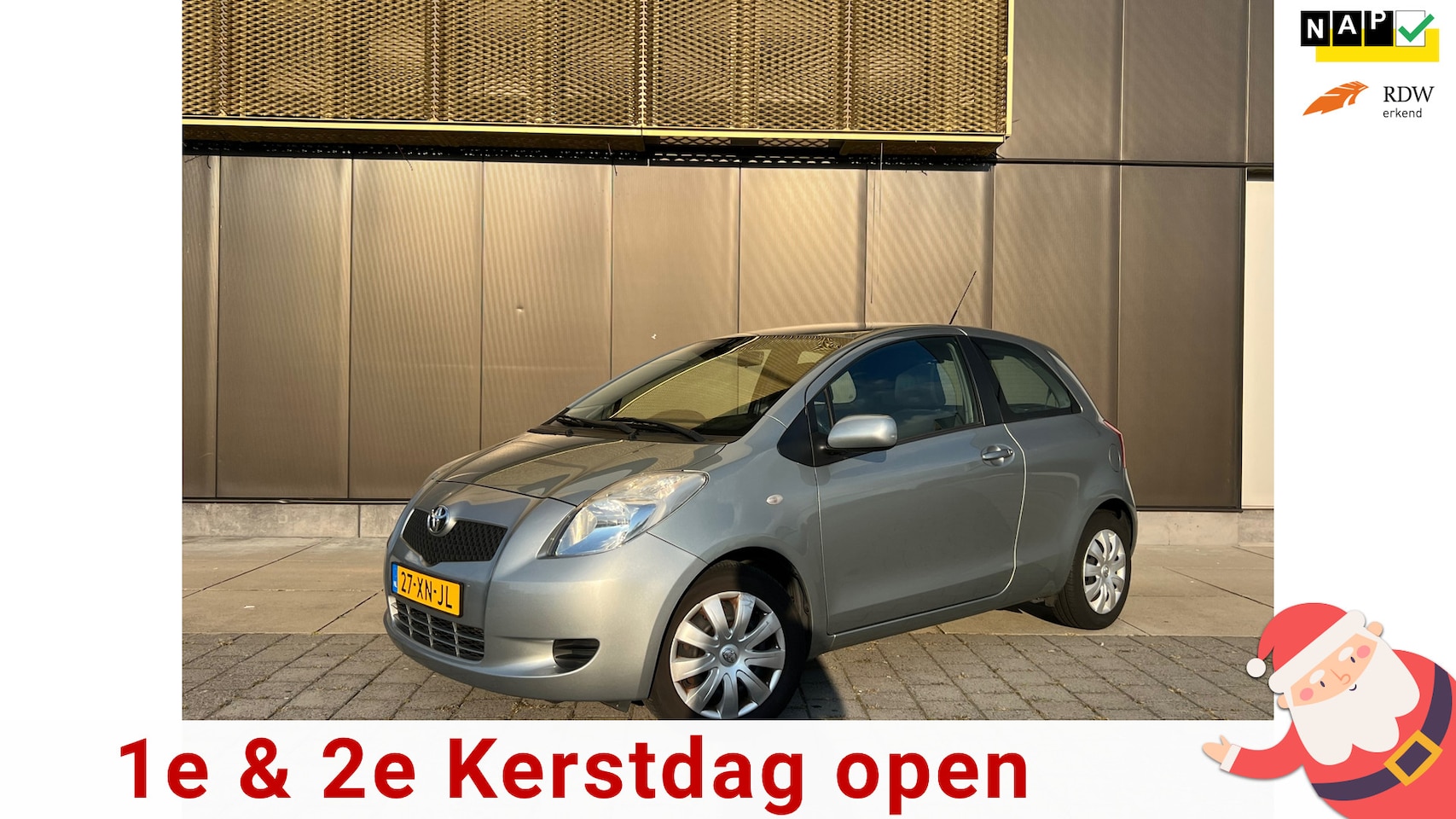 Toyota Yaris - 1.3 VVTi Sol MMT Automaat | Airco | Invalide | NAP - AutoWereld.nl