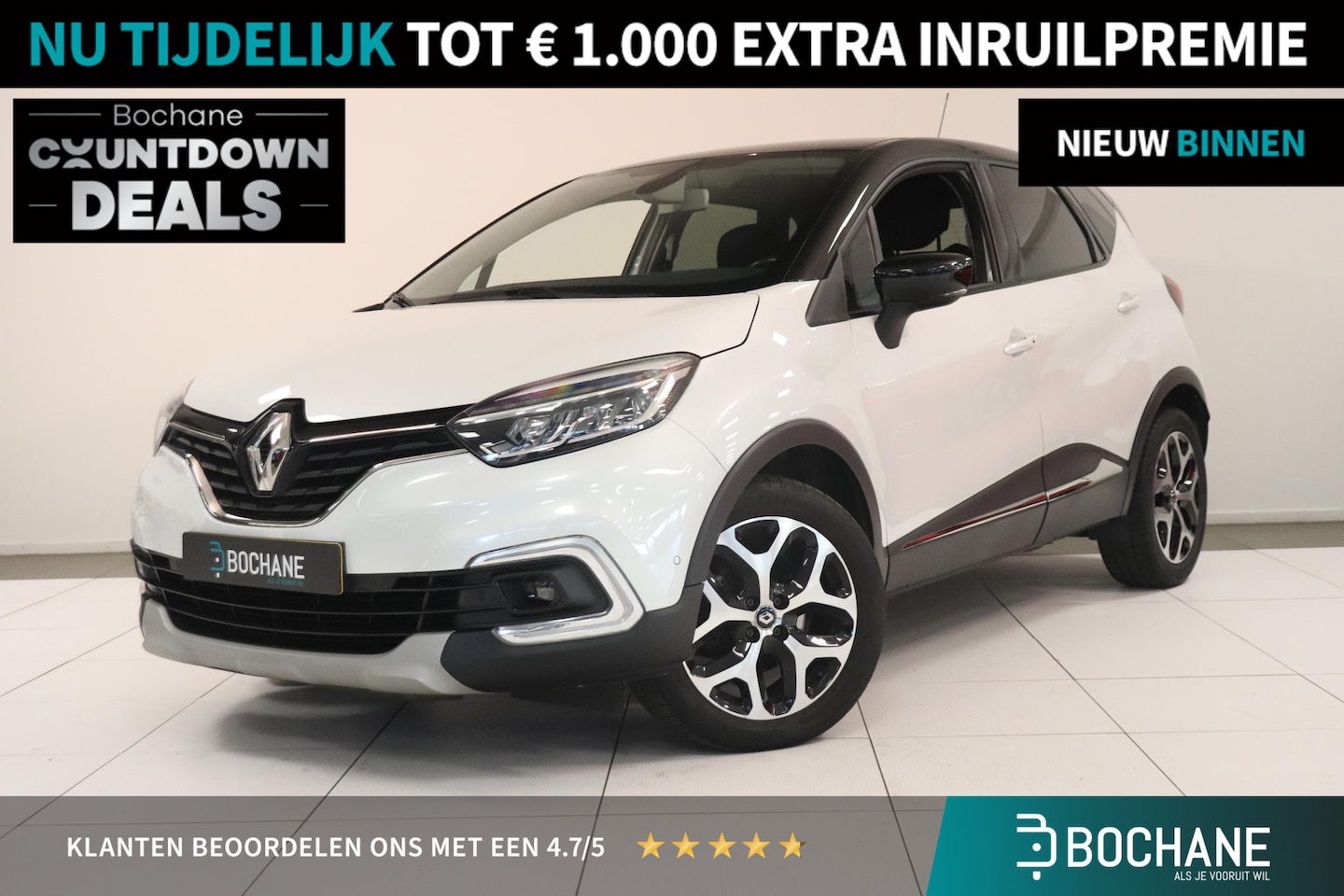 Renault Captur - TCe 150 EDC Intens | Camera | Automaat | R-LINK Navigatie | Dodehoek detectie | climate co - AutoWereld.nl