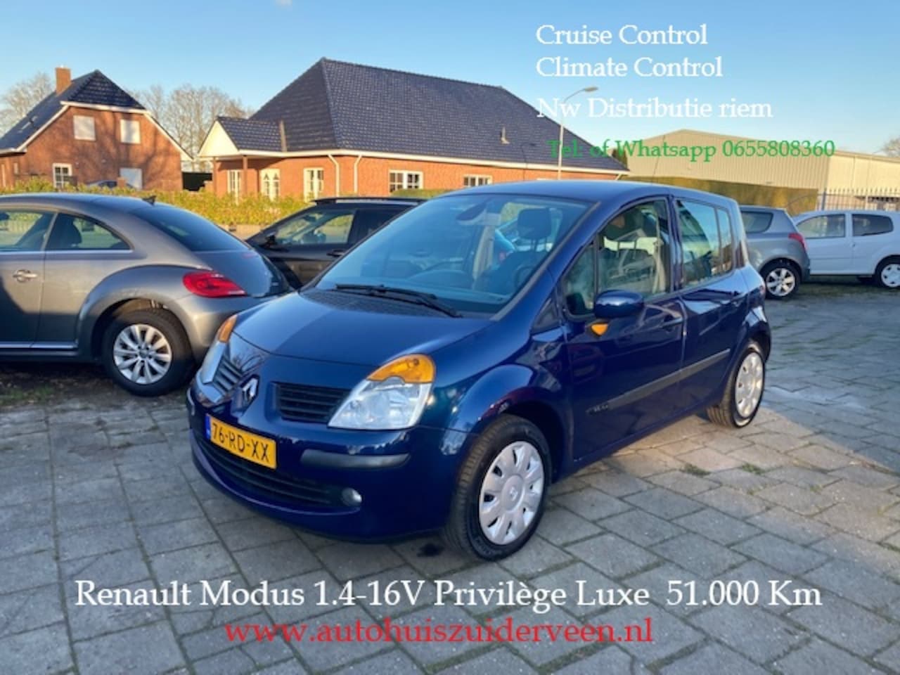 Renault Modus - 1.4 16V 72KW Privilège Luxe Climate Cruise - AutoWereld.nl