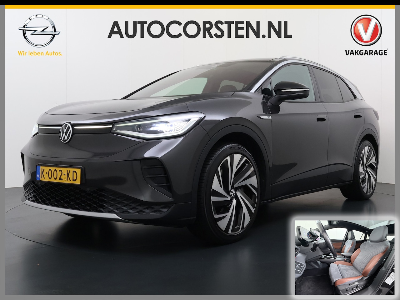 Volkswagen ID.4 - Max 77kWh SOH 90% Warmtepomp Ergo Comfort Stoelen Trekhaak 360°Camera Panoramadak Adap.Cru - AutoWereld.nl