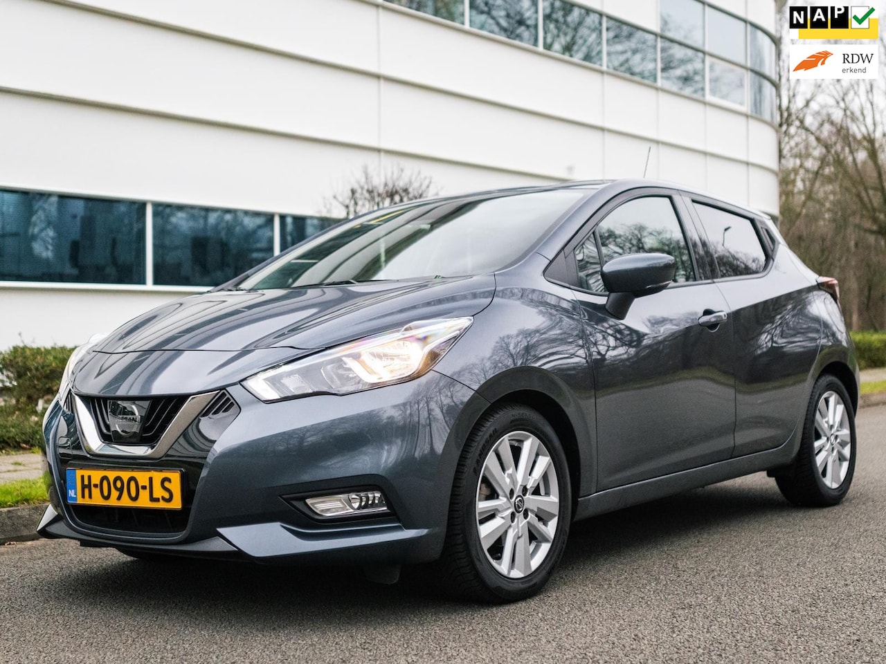 Nissan Micra - 1.0 IG-T N-Connecta NAP, Airco , Navi, Achteruitrijcamera. - AutoWereld.nl