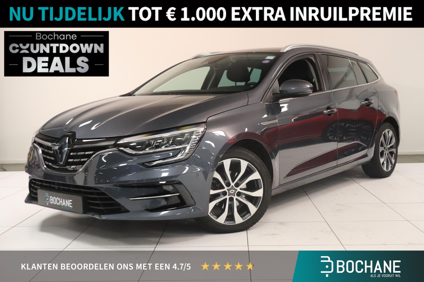 Renault Mégane Estate - 1.3 TCe 140 Techno | Climate control | Camera | Trekhaak | Parkeerassistent | AppleCarplay - AutoWereld.nl