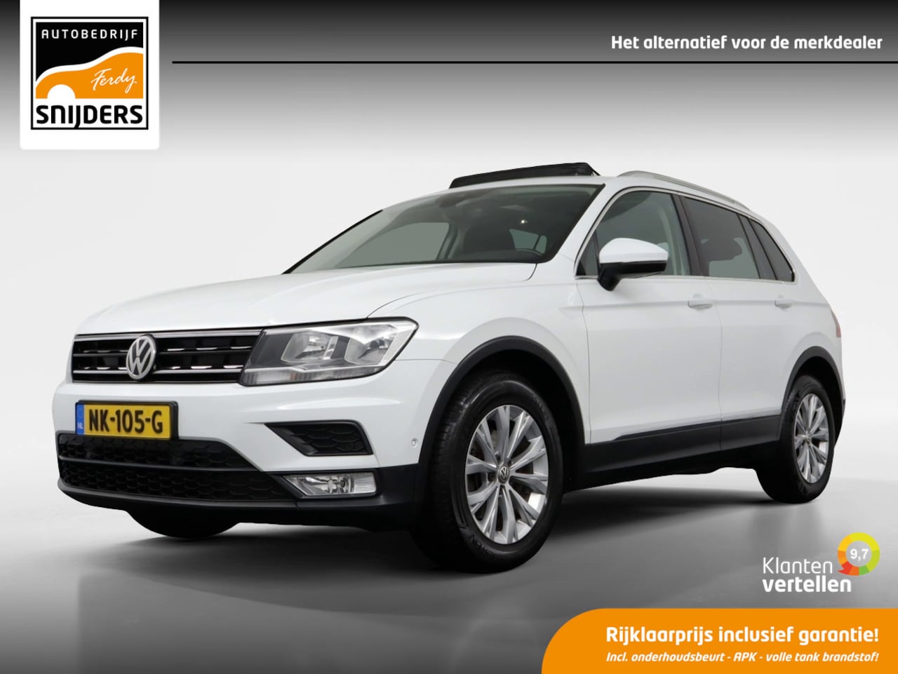 Volkswagen Tiguan - 1.4 TSI ACT Connected Series 1.4 TSI ACT Connected Series, Orig.NL | Panorama | Navi | Cruise | Camera | Stoelverw.| Ma - AutoWereld.nl