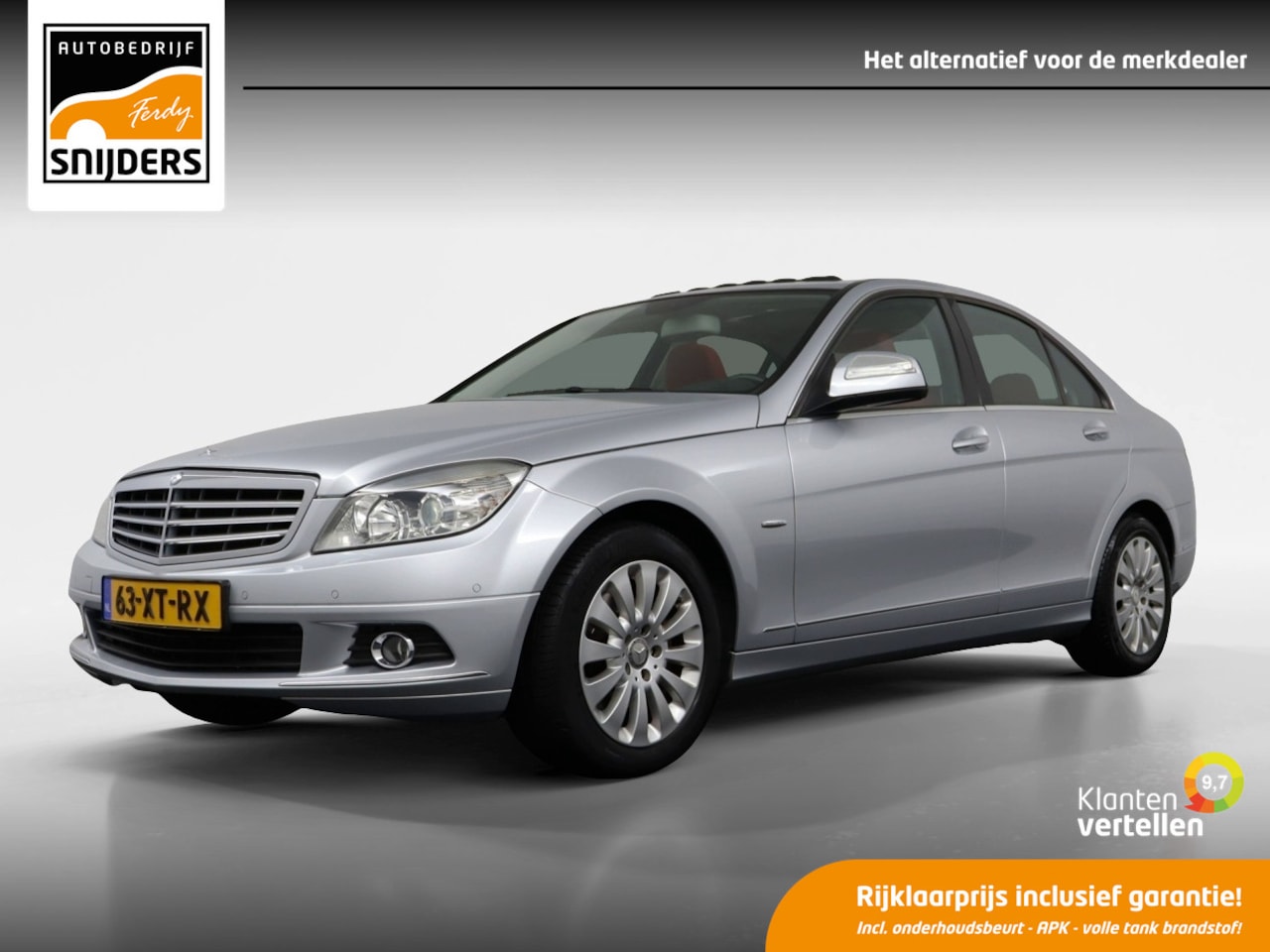 Mercedes-Benz C-klasse - 220 CDI Elegance 220 CDI Elegance, Orig.NL - 1e Eigenaar - UNIEK! | Navi | Exclusive Leer | PDC | Cruise | - AutoWereld.nl