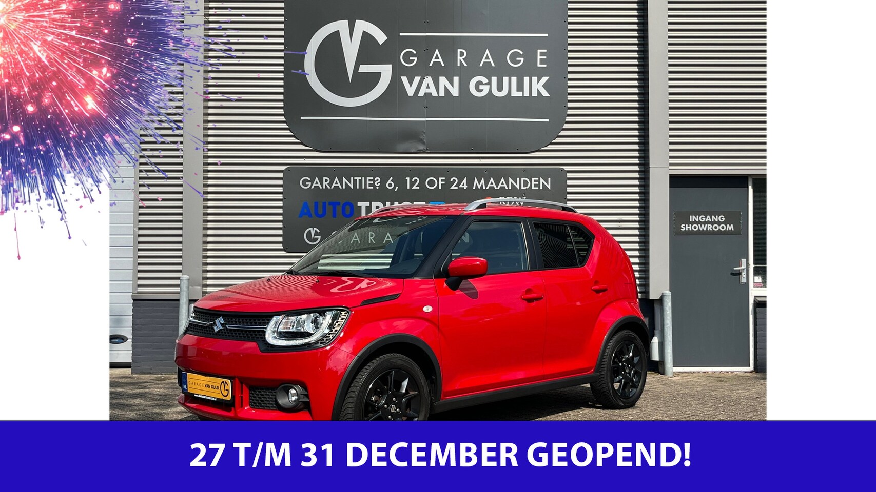 Suzuki Ignis - 1.2 90PK Smart Hybrid Airco,Camera,Bluetooth,GetintGlas,LichtmetalenVelgen,Isofix,Dakrail, - AutoWereld.nl