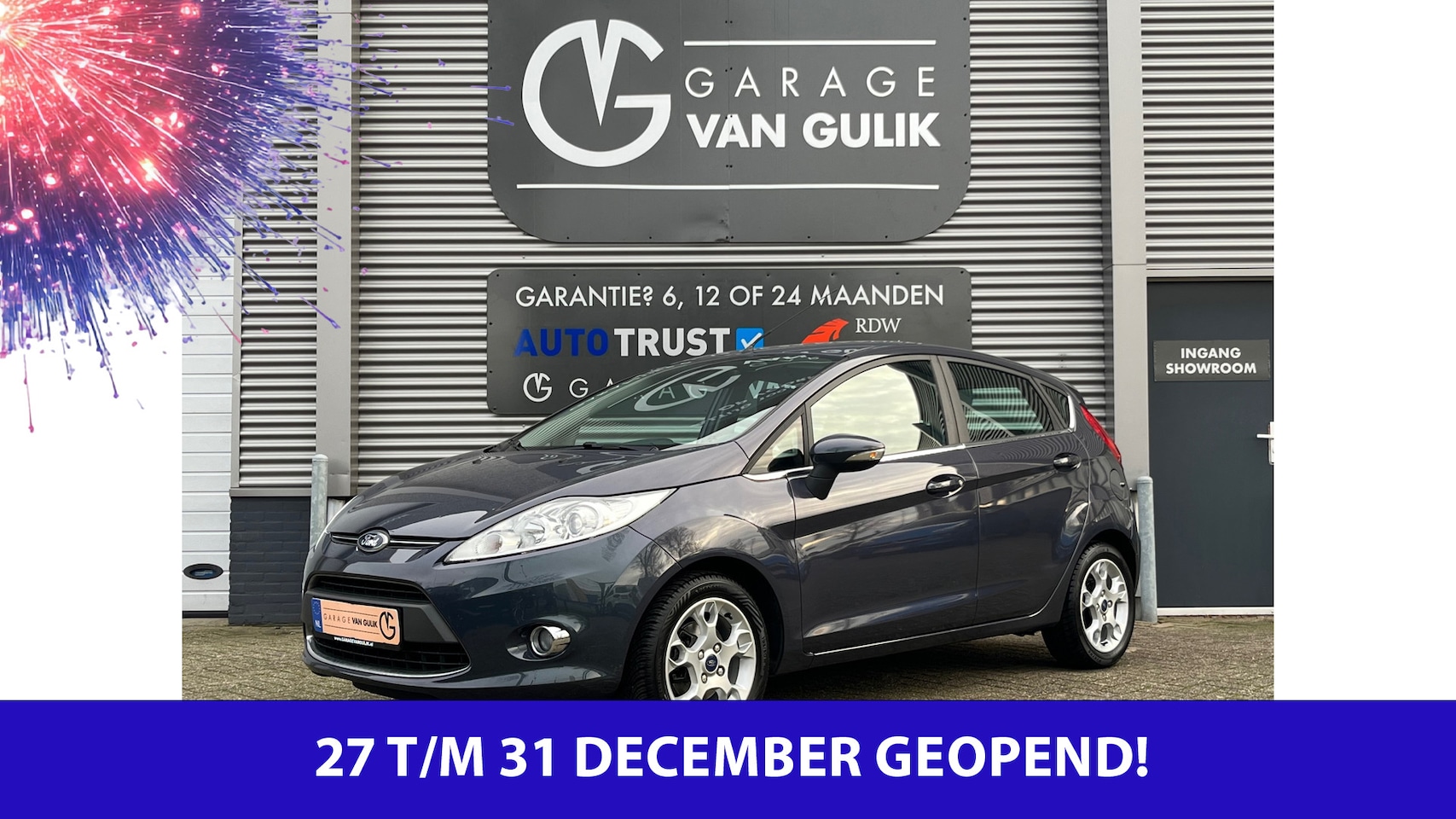 Ford Fiesta - 1.25 Titanium Clima,Cruise,Isofix,ElektrRamen+Spiegels,Bluetooth,Radio/Cd-Speler,Lmv,Usb,P - AutoWereld.nl