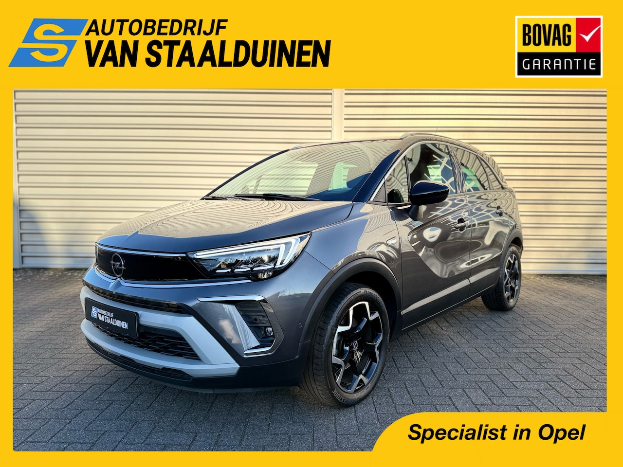 Opel Crossland - 1.2 Turbo 110 pk Ultimate | Navigatiesyeteem | Achteruitrijcamera | Parkeersensoren voor e - AutoWereld.nl