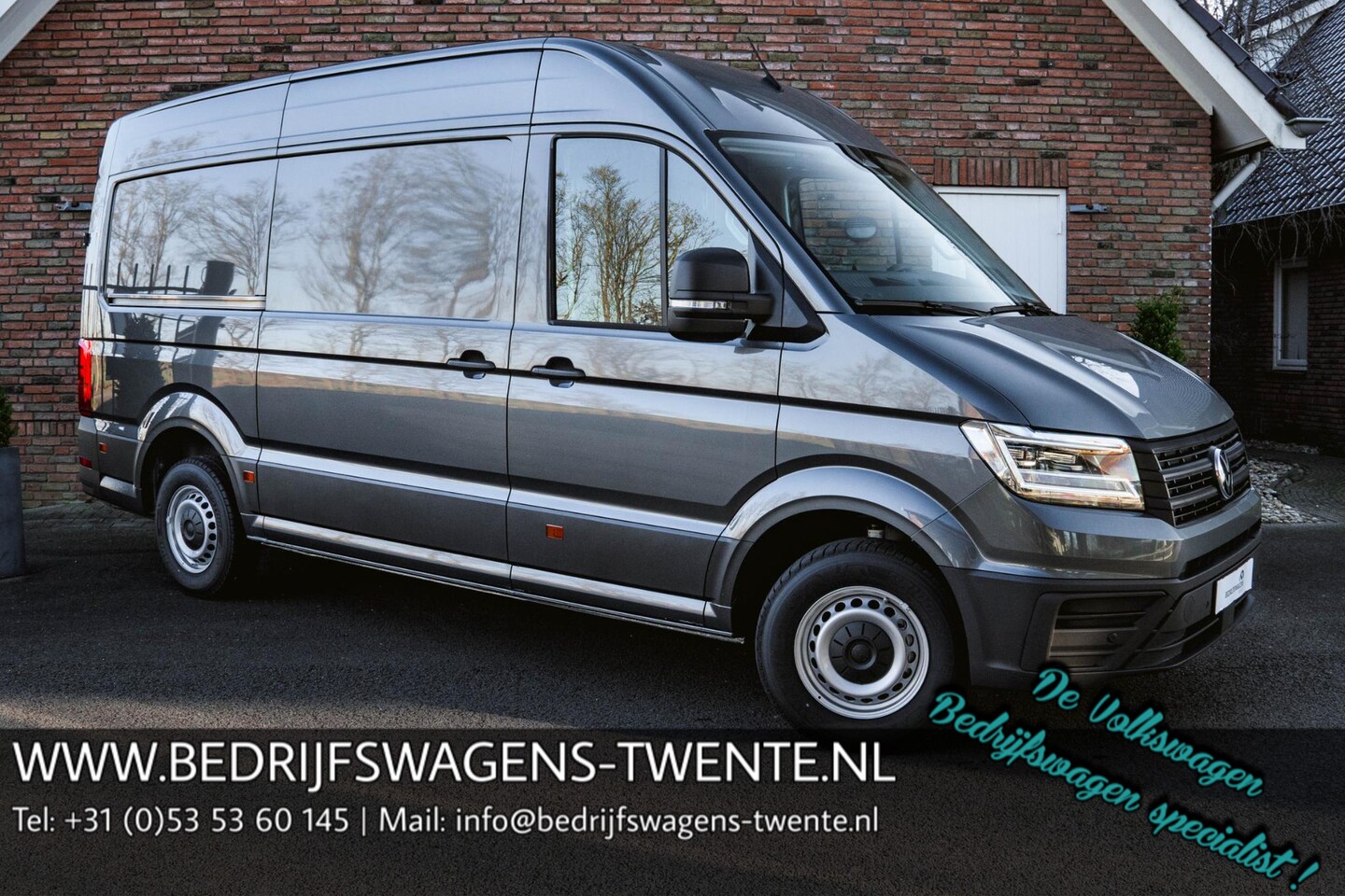 Volkswagen Crafter - 2.0 TDI 177PK Automaat L3H3 Comfortline 2x Schuifdeuren | LED | NAVI | Camera | Trekhaak | - AutoWereld.nl