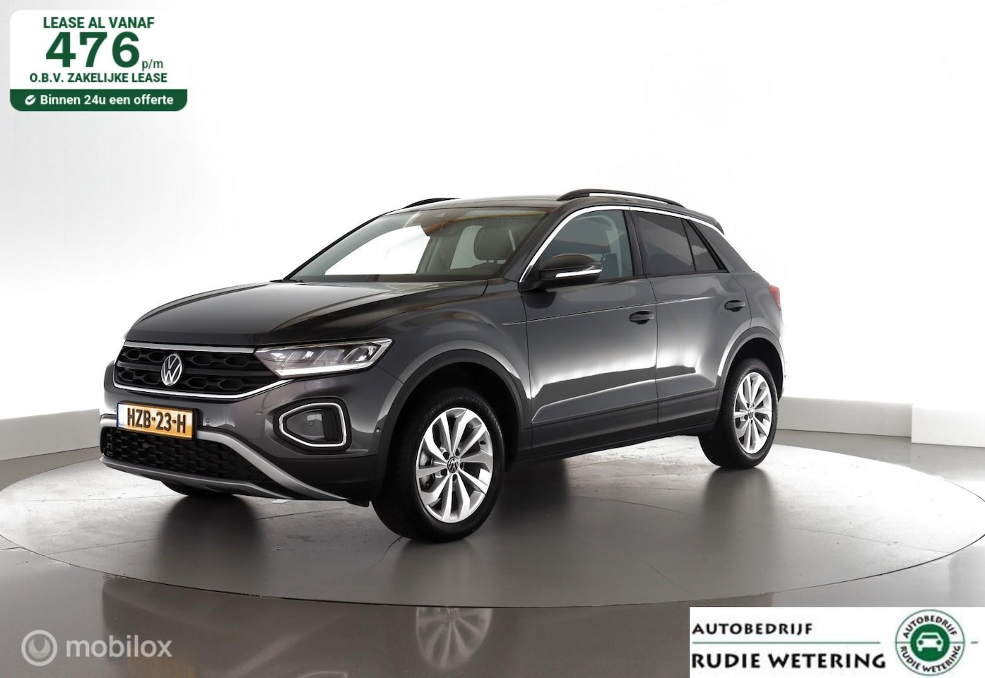 Volkswagen T-Roc - 1.5 TSI 150pk Automaat Business led|nav|cam|dab|tel|acc|lmv17 - AutoWereld.nl
