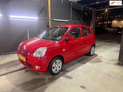 Kia Picanto - 1.1 LX 5drs Airco El.Pakket Lage KM Knal rood