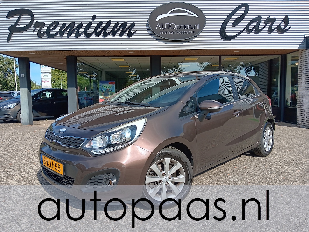 Kia Rio - 1.4 CVVT 110PK Plus Pack|Automaat|Airco|Nav|Dealeronderhouden! - AutoWereld.nl